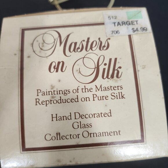 Vintage Krebs Masters on Silk Christmas Ornament - Picture 5 of 6